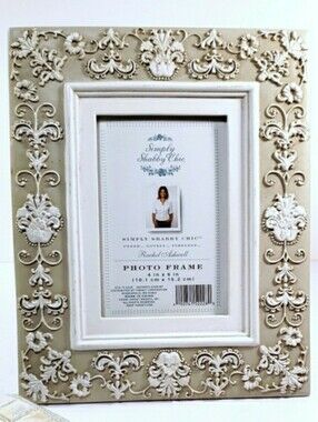 Simply Shabby Chic Ornate Easel Frame Tabletop Photo Frame